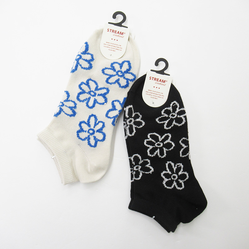 STREAM 花柄スニーカーソックス